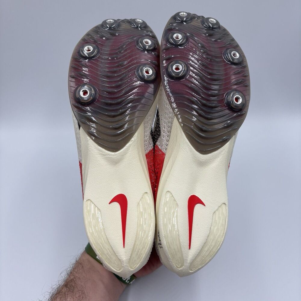 Mens Size 7.5 Read Nike Air Zoom Victory EK Eliud Kipchoge FJ0668-100 Red White - Picture 10 of 10